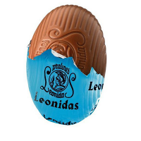 Vajíčko z mléčné čokolády - Belgické pralinky Leonidas