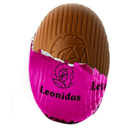 Vajíčko s praskacím cukrem - Belgické pralinky Leonidas