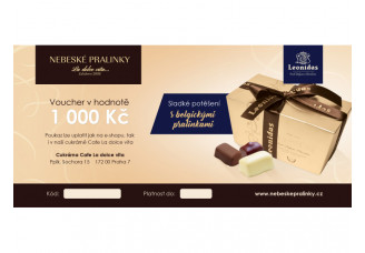 Voucher 1 000 - Belgické pralinky Leonidas
