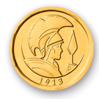 Mléčná mince Asterix - Belgické pralinky Leonidas