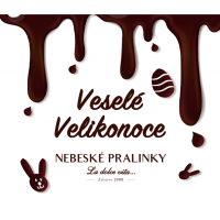 Velikonoční přání - Belgické pralinky Leonidas
