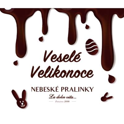 Velikonoční přání - Belgické pralinky Leonidas