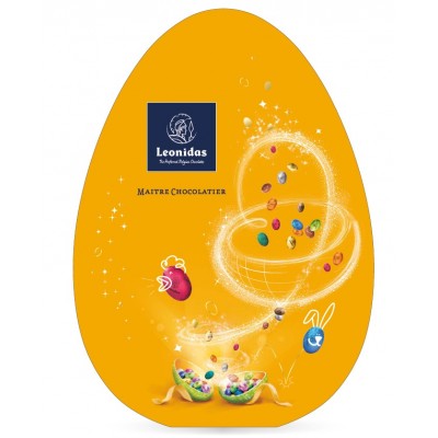 Velikonoční bonboniéra ve tvaru vejce  - Belgické pralinky Leonidas