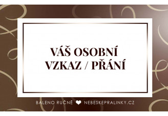 S vlastním vzkazem tmavá - Belgické pralinky Leonidas