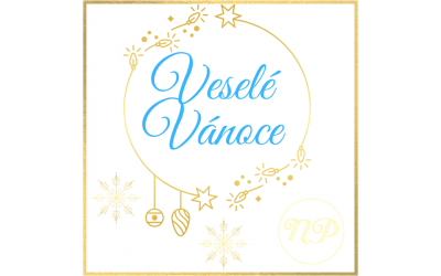 Veselé vánoce  modrá
