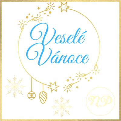 Veselé vánoce  modrá