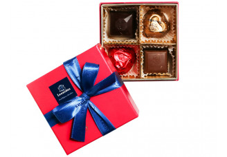 Leonidas bonboniéra Rose - Belgické pralinky Leonidas