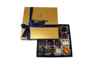 Leonidas bonboniéra Zanzibar zlatý - Belgické pralinky Leonidas
