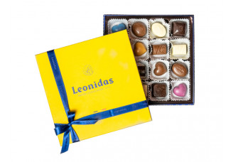 Leonidas bonboniéra Zanzibar žlutý - Belgické pralinky Leonidas