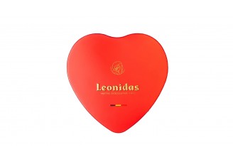 Plechové srdce Leonidas - Belgické pralinky Leonidas