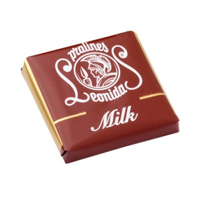 Plátek čokolády - Mléčný - Belgické pralinky Leonidas