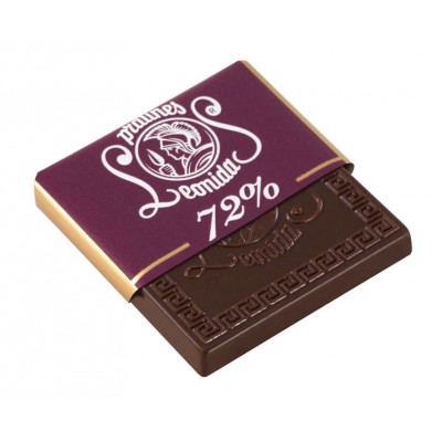 Plátek čokolády - Hořký 72% - Belgické pralinky Leonidas